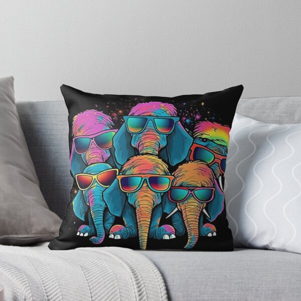 Item preview, Elephants with sunglasses - Cute elephant friends with glasses designed and sold by Pixelboys.