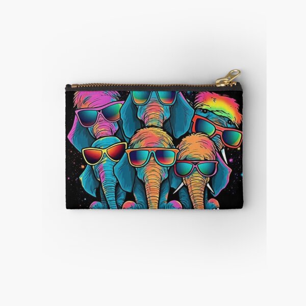 Item preview, Elephants with sunglasses - Cute elephant friends with glasses designed and sold by Pixelboys.