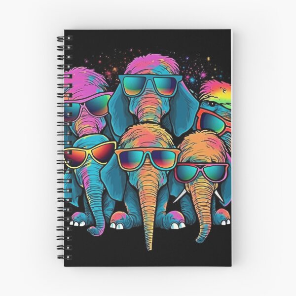 Item preview, Elephants with sunglasses - Cute elephant friends with glasses designed and sold by Pixelboys.
