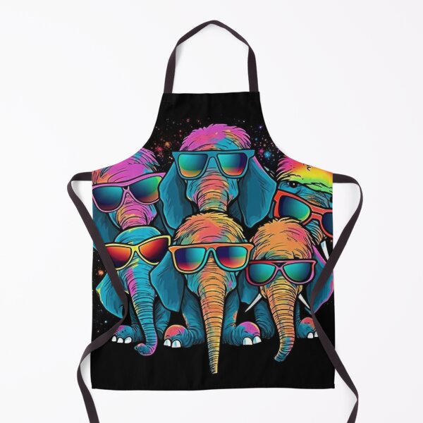 Item preview, Elephants with sunglasses - Cute elephant friends with glasses designed and sold by Pixelboys.