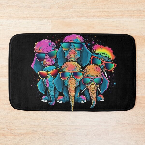 Item preview, Elephants with sunglasses - Cute elephant friends with glasses designed and sold by Pixelboys.