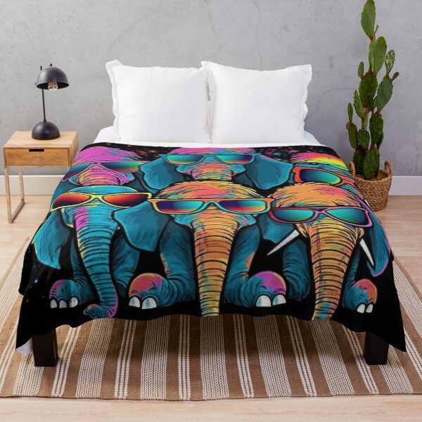 Item preview, Elephants with sunglasses - Cute elephant friends with glasses designed and sold by Pixelboys.
