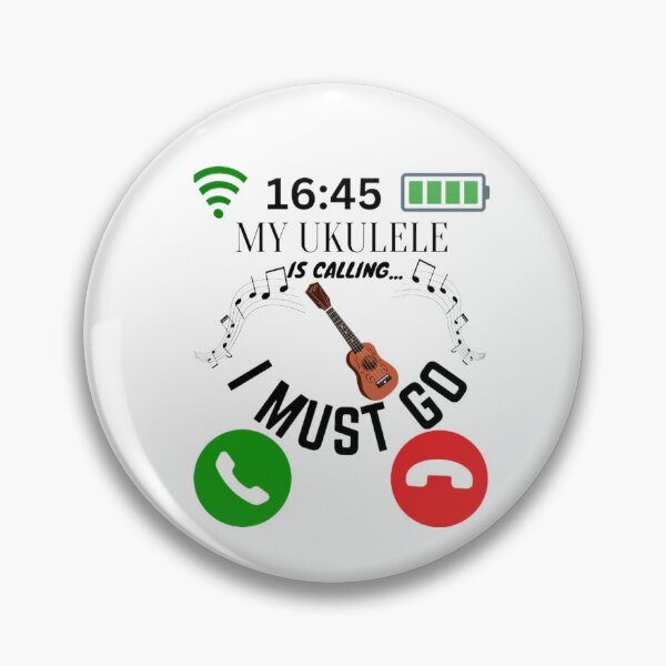 Item preview, My Ukulele Is Calling And I Must Go designed and sold by AlexArtCollega.