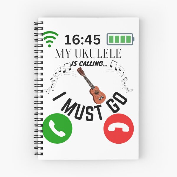 Item preview, My Ukulele Is Calling And I Must Go designed and sold by AlexArtCollega.