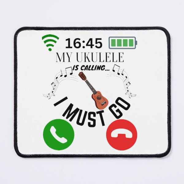 Item preview, My Ukulele Is Calling And I Must Go designed and sold by AlexArtCollega.