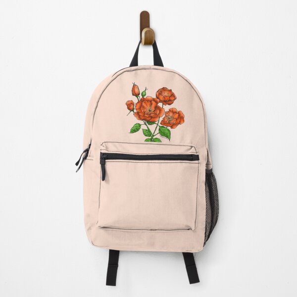 Item preview, Orange Flat Rose Bloom Semi-Double 8-15 Petals In 2 Rows designed and sold by Rachael Taylor.
