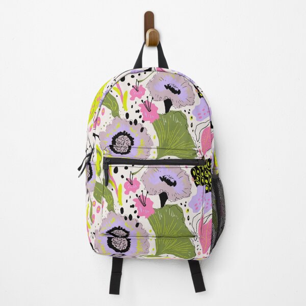 Item preview, Modern pattern with purple mallow flowers. designed and sold by hmorena.