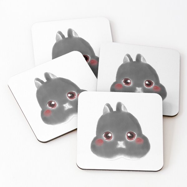 Item preview, Sean Head | Watercolor Drawing | Netherland Dwarft Black otter Rabbit  designed and sold by bunniesmee.