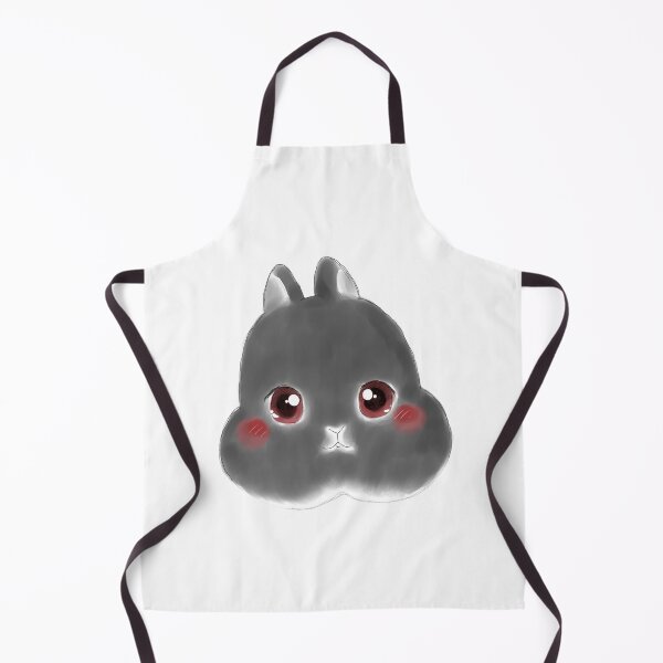 Item preview, Sean Head | Watercolor Drawing | Netherland Dwarft Black otter Rabbit designed and sold by bunniesmee.