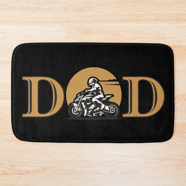 Item preview, Funny Dad Motorcycle Rider Retro Fathers Day designed and sold by SunfullyYours.
