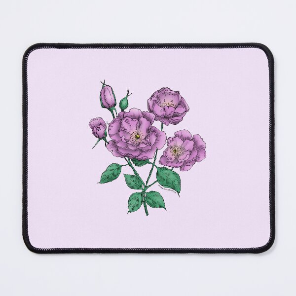 Item preview, Purple Flat Rose Bloom Semi-Double 8-15 Petals In 2 Rows designed and sold by Rachael Taylor.