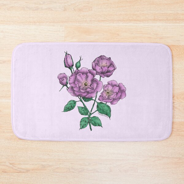 Item preview, Purple Flat Rose Bloom Semi-Double 8-15 Petals In 2 Rows designed and sold by Rachael Taylor.