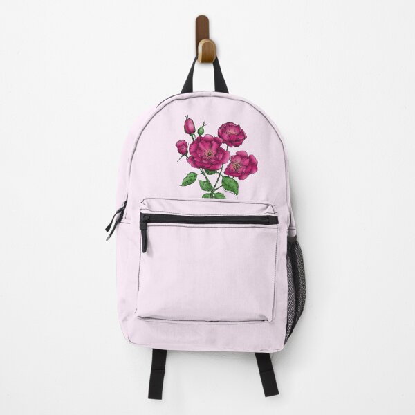 Item preview, Deep Pink Flat Rose Bloom Semi-Double 8-15 Petals In 2 Rows designed and sold by Rachael Taylor.