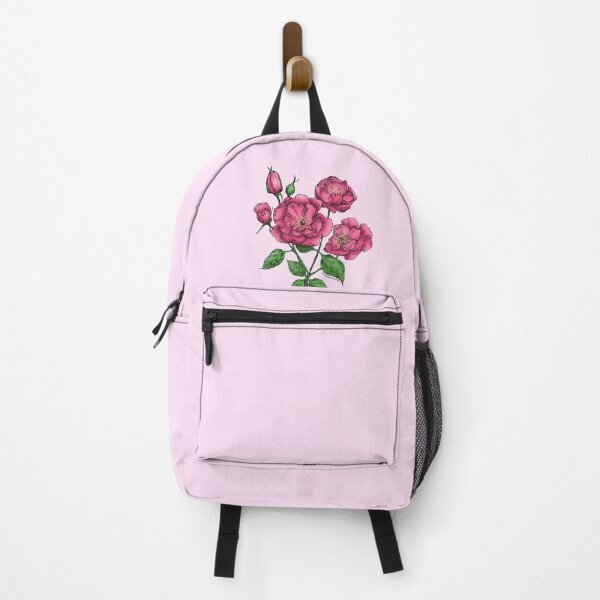 Item preview, Mid Pink Flat Rose Bloom Semi-Double 8-15 Petals In 2 Rows designed and sold by Rachael Taylor.