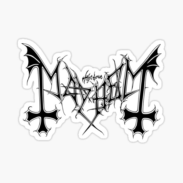 Per Yngve Ohlin Dead Mayhem Sticker for Sale by Rachel Mifsud