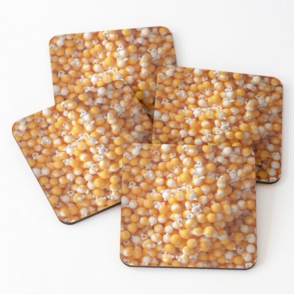 Item preview, colorful organic shapes like popcorn pattern - Different pattern size? Email me -  designed and sold by Picture-Art.