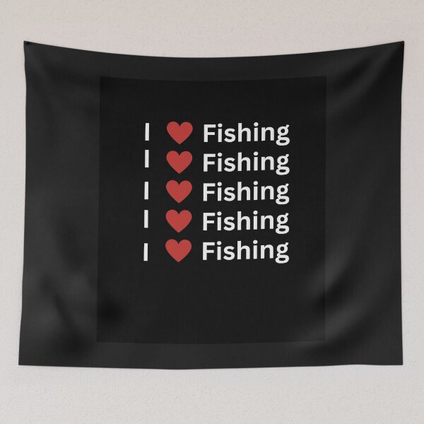 Item preview, I Love Fishing - Fish as much as you can whenever of you can. designed and sold by Reelyfishing.