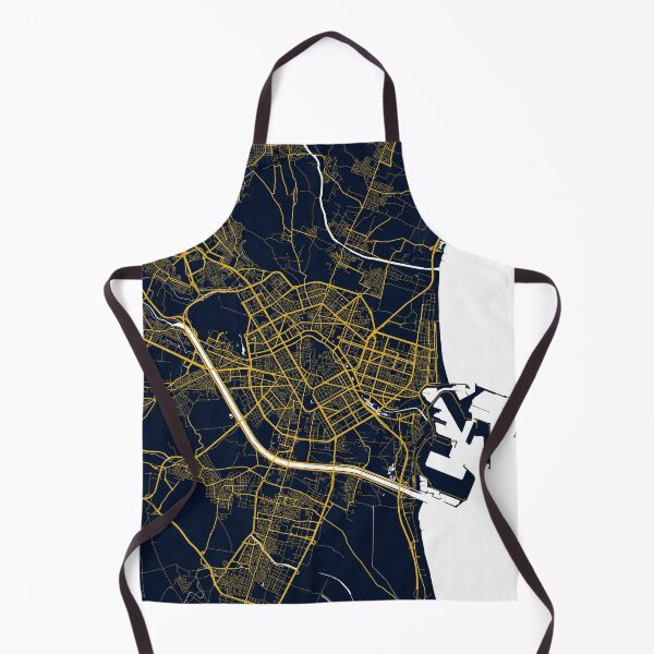 Item preview, Valencia City Map of Spain - Gold Art Deco designed and sold by deMAP.