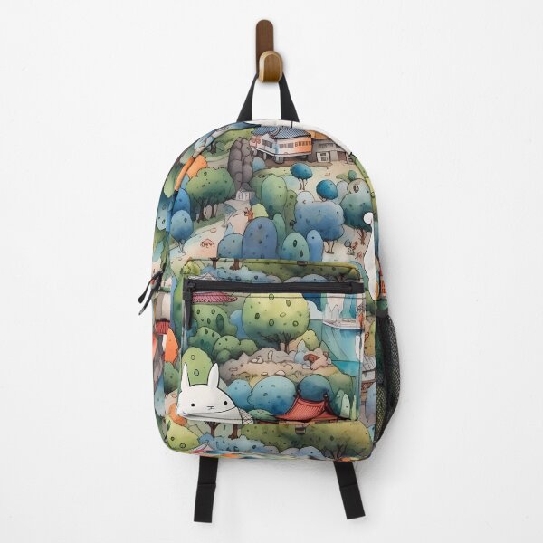 Item preview, Bunny Village - Japanese Watercolour designed and sold by JamDesignz.