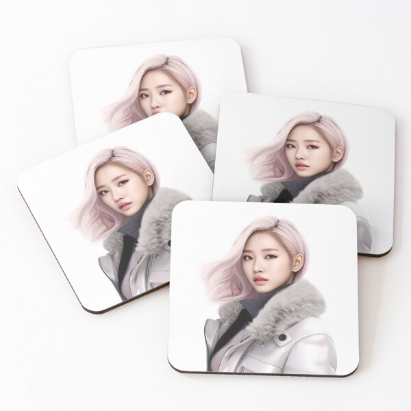 Item preview, Enchanted Rose: The Captivating Design of a Korean Girl with Pink Hair designed and sold by Neuronexia.