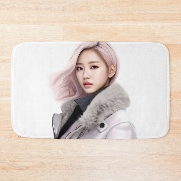 Item preview, Enchanted Rose: The Captivating Design of a Korean Girl with Pink Hair designed and sold by Neuronexia.