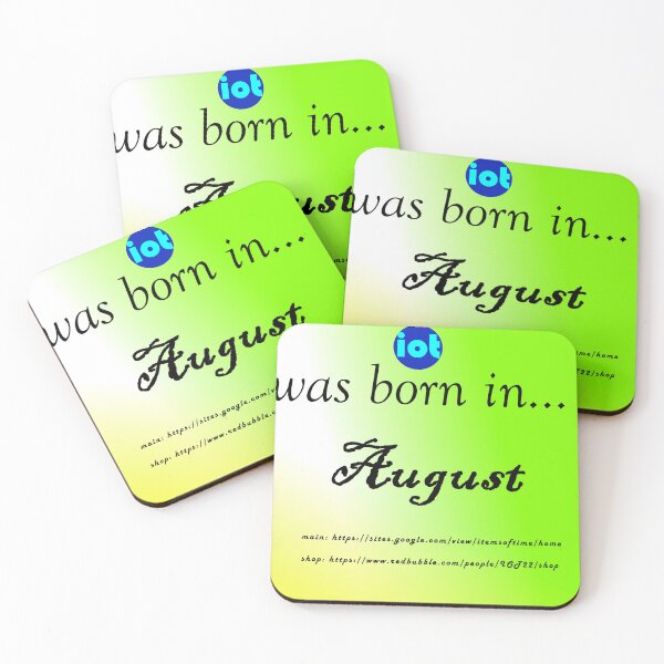 Item preview, August designed and sold by IOT22.