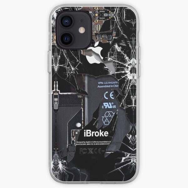 Broken Damaged handphone iPhone Soft Case
