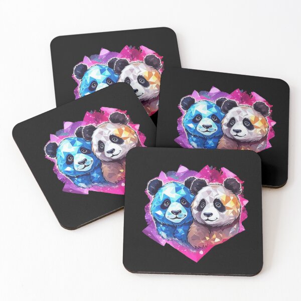 Item preview, Panda Bear Couple - Bonnie and Clyde designed and sold by Pixelboys.