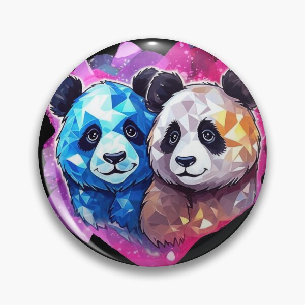 Artikelvorschau, Panda Bear Couple - Bonnie und Clyde entworfen und verkauft von Pixelboys.