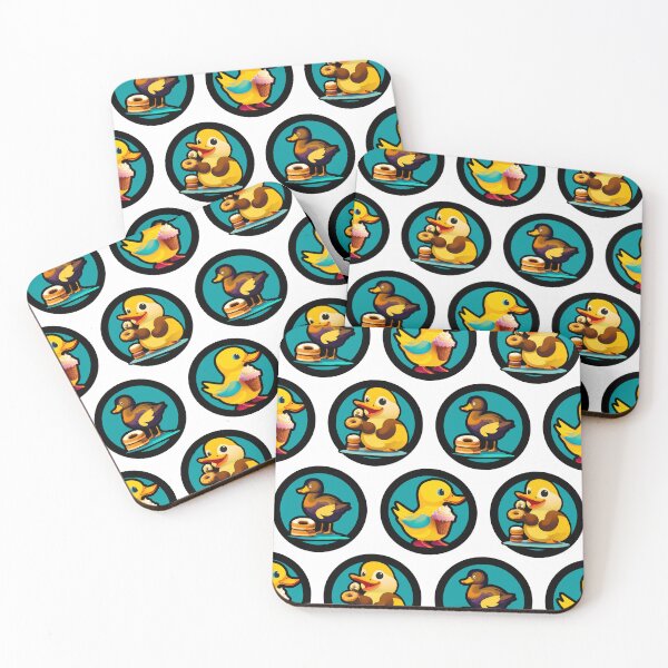 Item preview, Cute Ducks With Sweets designed and sold by AgataKaja.