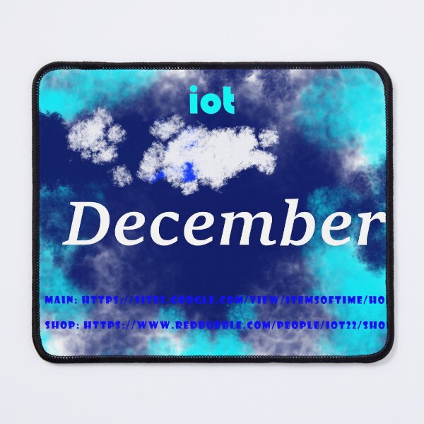 Item preview, December designed and sold by IOT22.