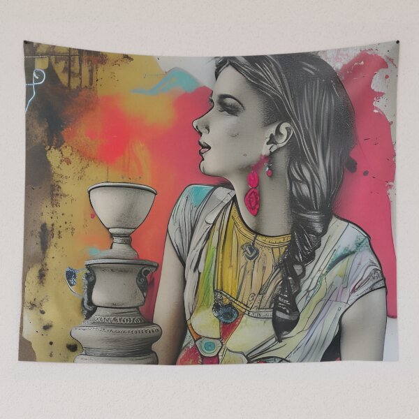 Item preview,  Italia Ancient Pompei Fashion Woman designed and sold by PC-artist.