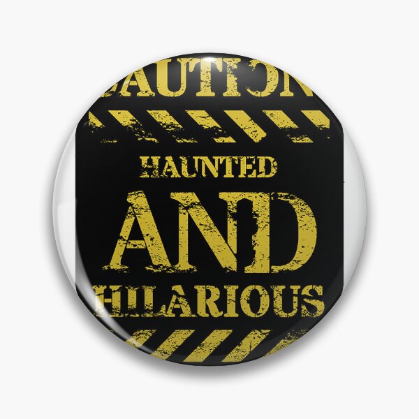Item preview, CAUTION : HAUNTED AND HILARIOUS designed and sold by Permana96.
