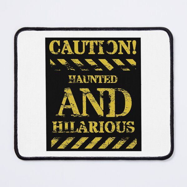 Item preview, CAUTION : HAUNTED AND HILARIOUS designed and sold by Permana96.