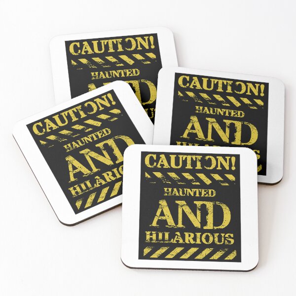 Item preview, CAUTION : HAUNTED AND HILARIOUS designed and sold by Permana96.