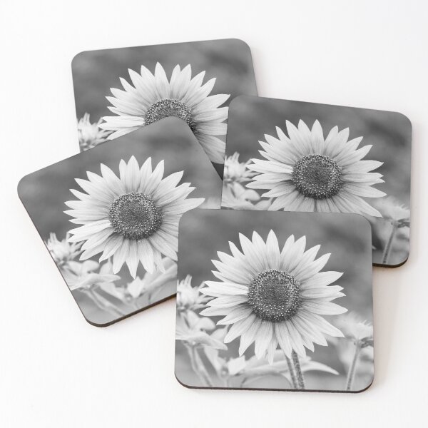 Item preview, A Black And White Sunflower designed and sold by Tanya C  Smith.