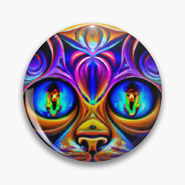 Artikelvorschau, Trippy Whiskers: Dive into the Psychedelic World of Cat Magi entworfen und verkauft von RedArtG09.