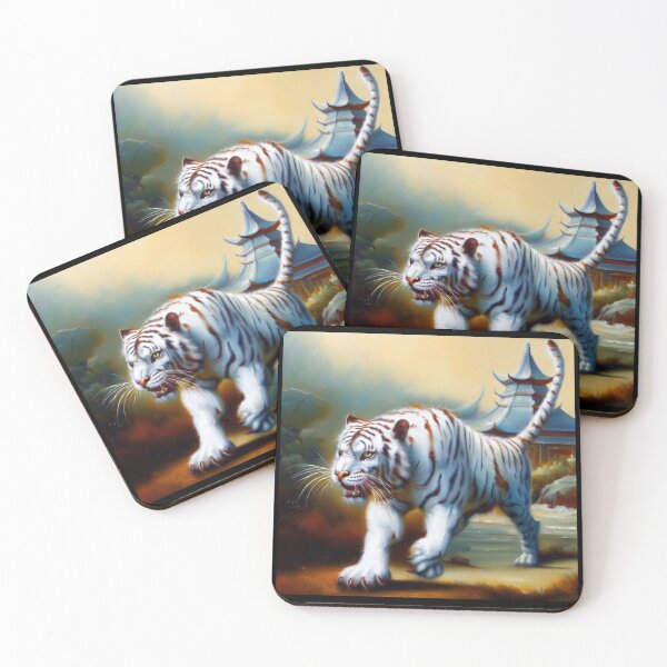 Item preview, Chinese White Tiger (16) designed and sold by CrankyOldDude.