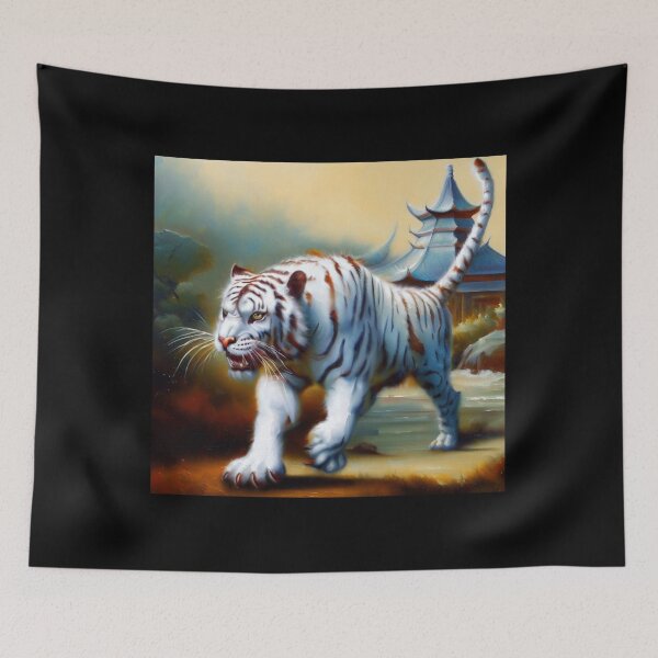 Item preview, Chinese White Tiger (16) designed and sold by CrankyOldDude.