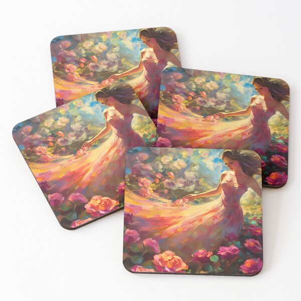 Item preview, Dancing in the Rose Garden designed and sold by Red Witch Art.