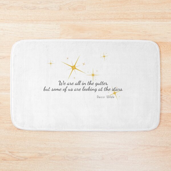 Item preview, We are all in the gutter, but some of us are looking at the stars. Oscar Wilde. designed and sold by coffeeflavour.