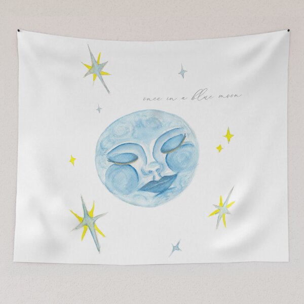 Aperçu de l'œuvre Une fois dans une lune bleue créée et vendue par LLIY-art.