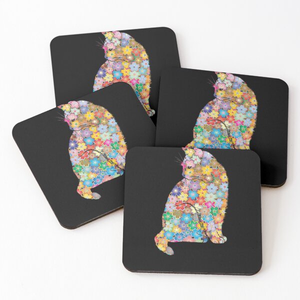 Item preview, colorful cat  designed and sold by AmbikaDesign82.