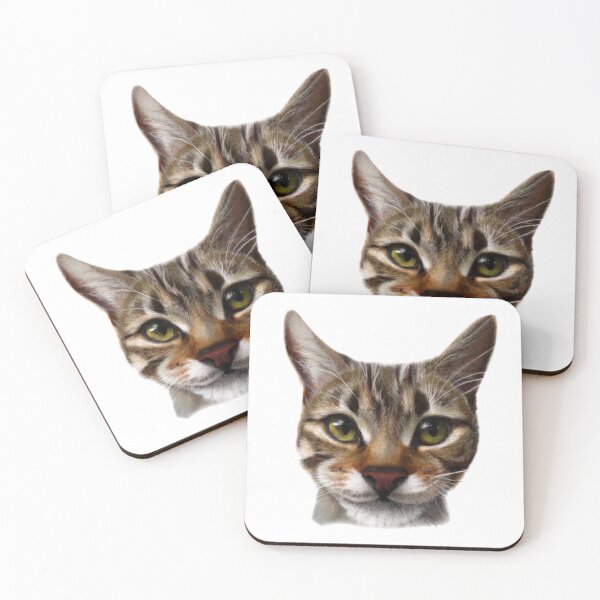 Item preview, Whiskers and Wonder: Unleash the Magic with a Cat Face Design designed and sold by RedArtG09.
