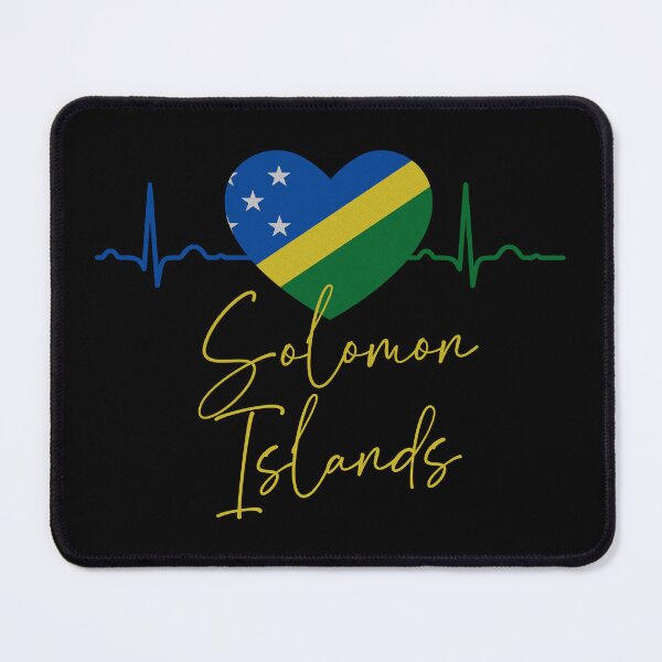 Item preview, Solomon Islands - heartbeat Flag Of Solomon Islands - Gift For Solomon Islanders From Solomon Islands  designed and sold by Fun-World.