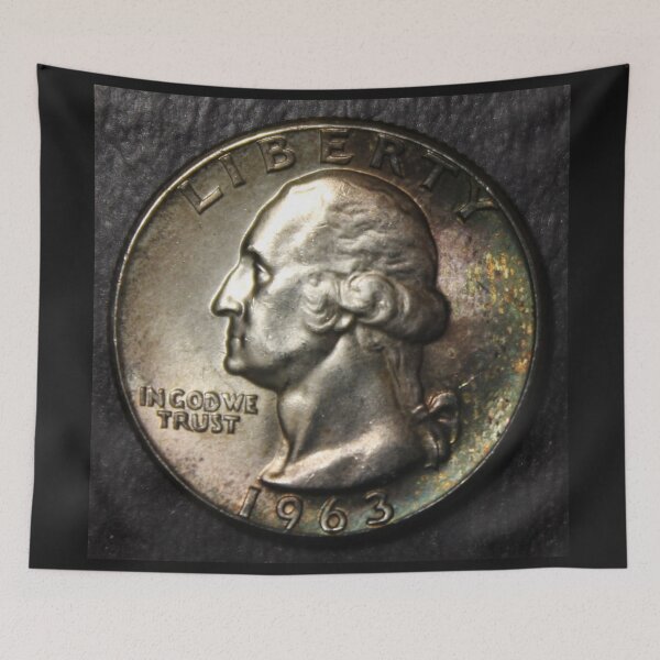 Item preview, 1963 Washington Quarter  designed and sold by coinsxcrochet.