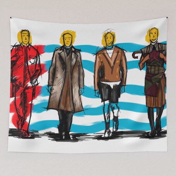 Item preview, Yellow faces designed and sold by LytleAtelier.