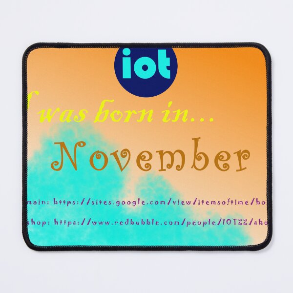 Item preview, I was born in November designed and sold by IOT22.