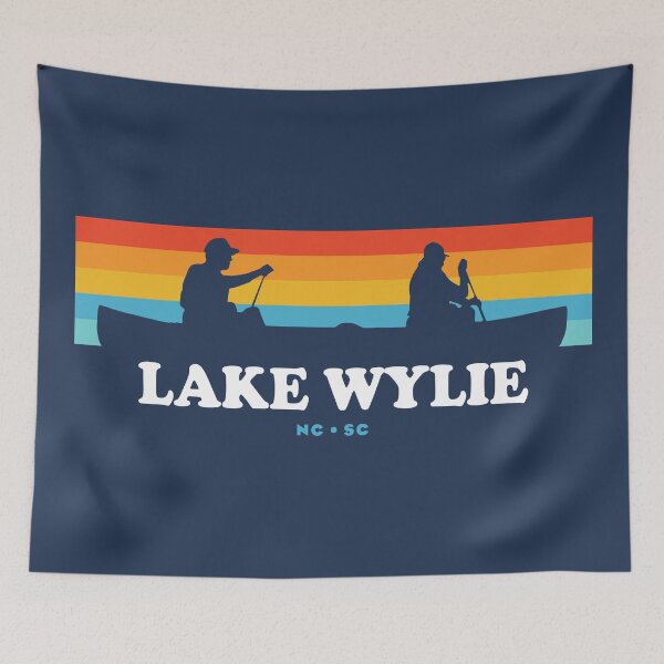 Item preview, Lake Wylie North Carolina South Carolina Canoe designed and sold by Esskay Designs.