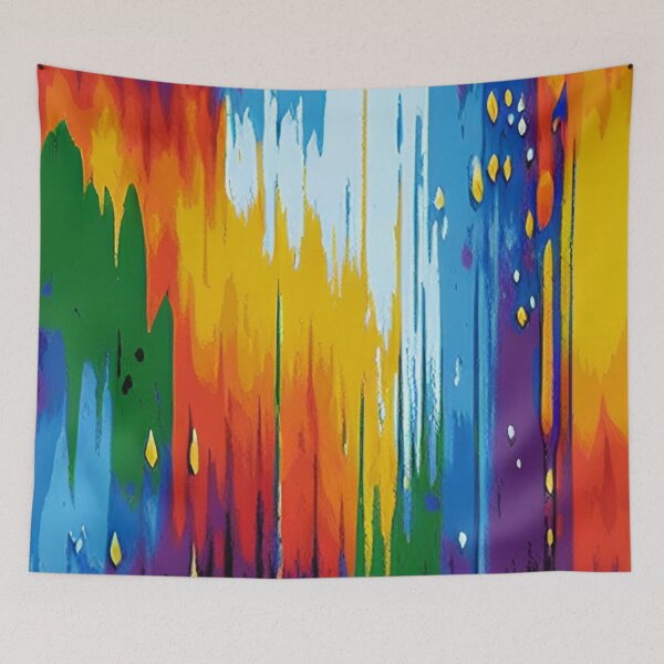 Item preview, Rainbow Rain designed and sold by KirstenStar.